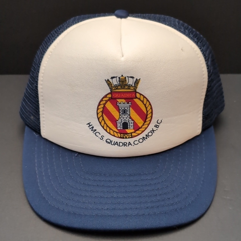 Vintage Wilson International Products Ltd.HMCS Quadra Snapback Trucker Hat
